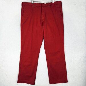 Banana Republic Pants Mens 40x32 Red Aiden Slim Fit Rapid Movement Chino NEW